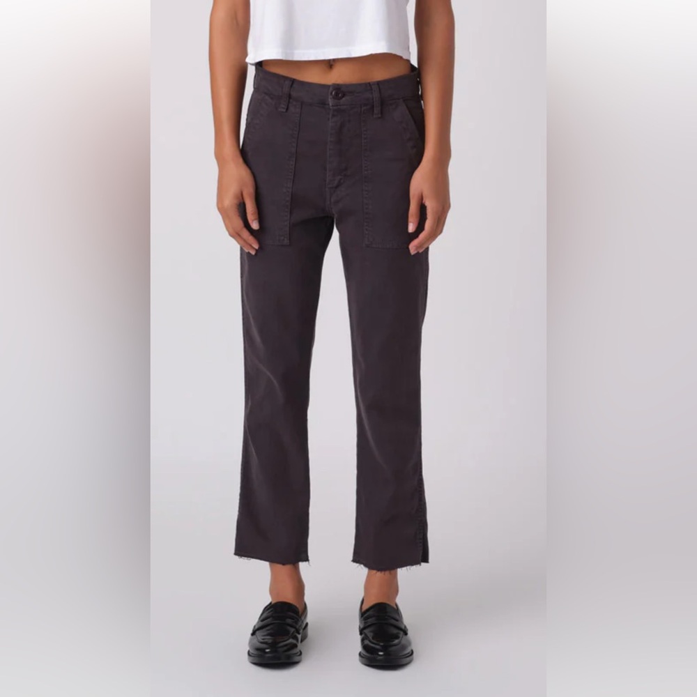 AMO Easy Army Trouser in washed black